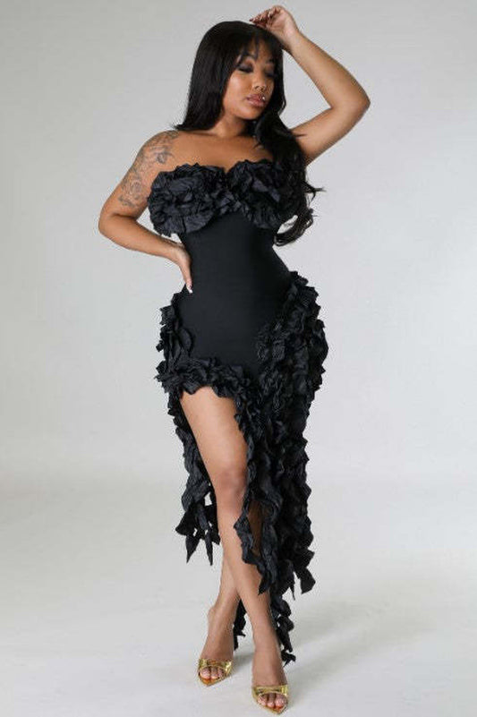 Naila Bandage Midi Dress