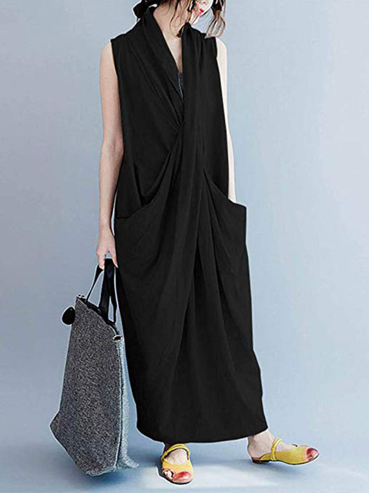 Intertwined Solidity Maxi Dress