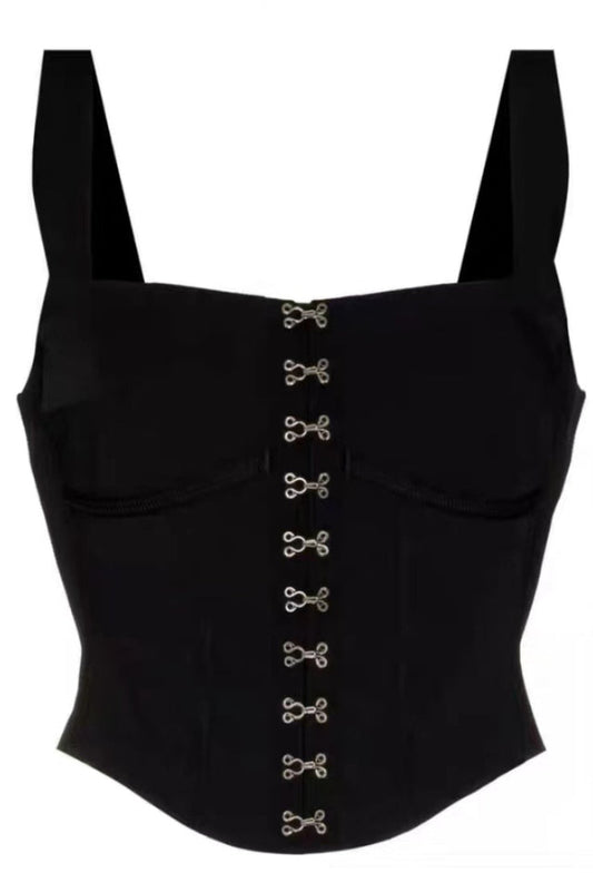 Black Lara Corset Top