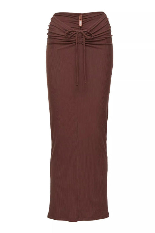 Soft Lounge Ruched Long Skirt