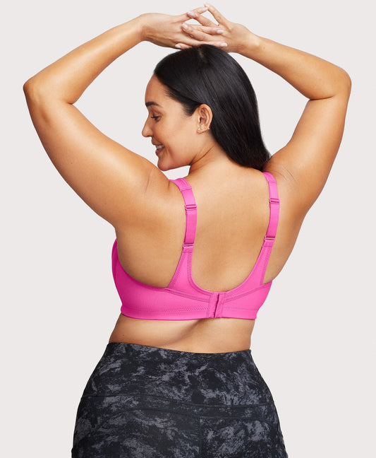 No-Bounce Camisole Sports Bra Rose Violet
