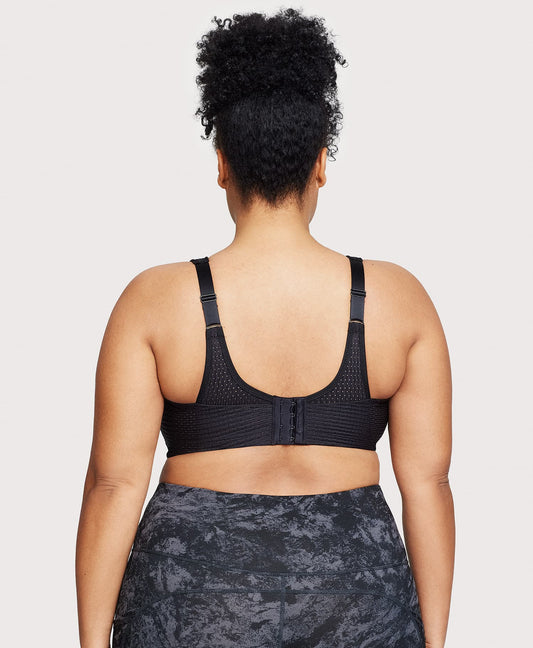 Custom Control Sports Bra Black