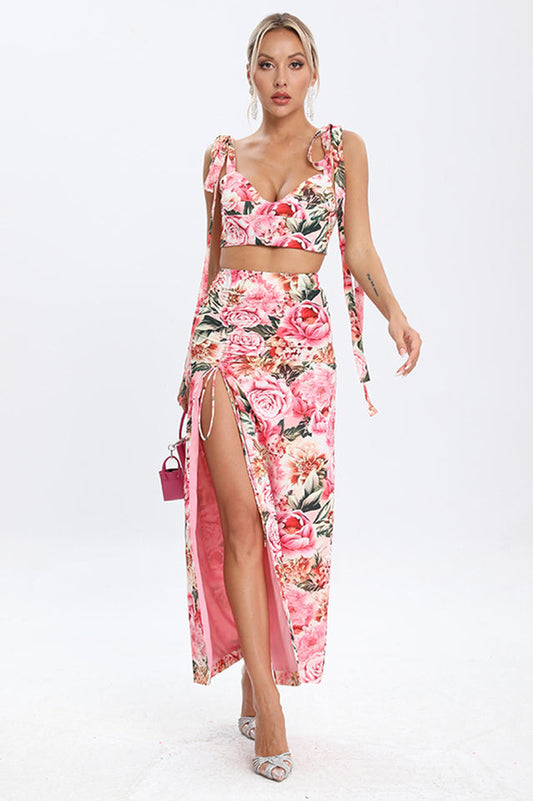 Annabella Floral Two Piece Set
