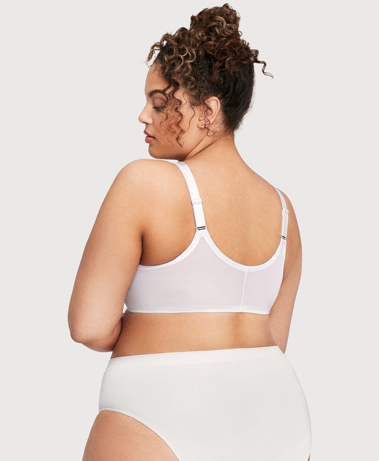 MagicLift Front-Closure Natural Shape Bra White