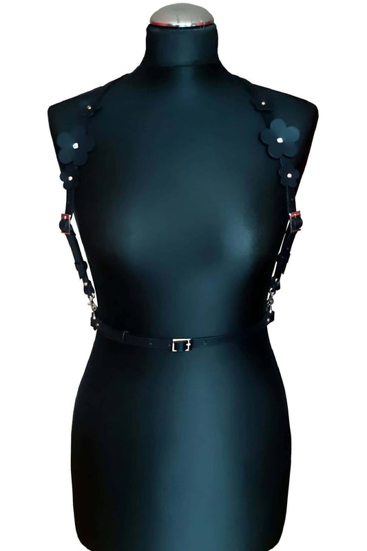 Flower Detailed Chest Harness