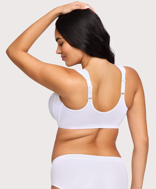 Front-Closure WonderWire Bra White