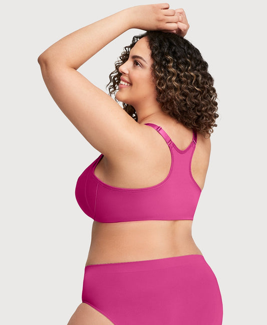 Front-Closure Smoothing WonderWire Bra Berry