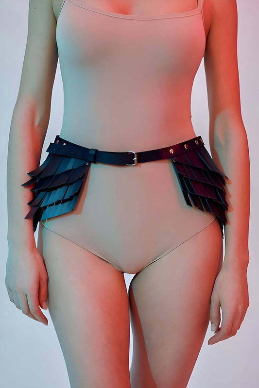 Tassel Detailed Stylish Belt, Tassel Leather Belt