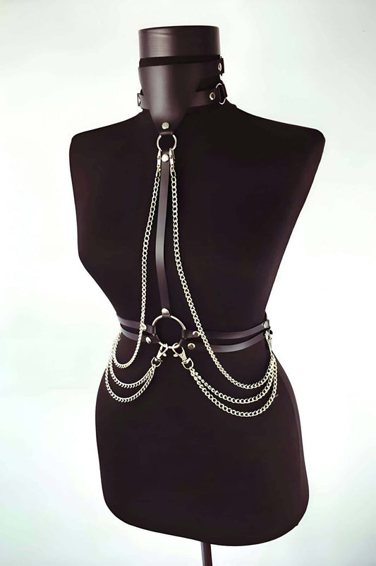 Special Production Leather Model - leather garter