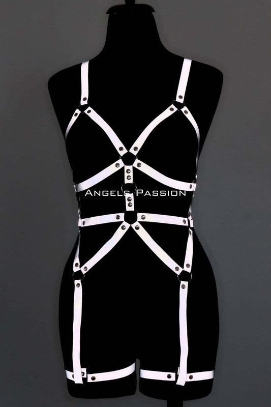Reflective Full Body Harness, Reflective Dancer Accessory in the Dark