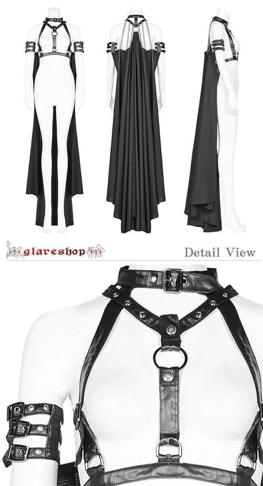 Stylish Leather Harness with Cape