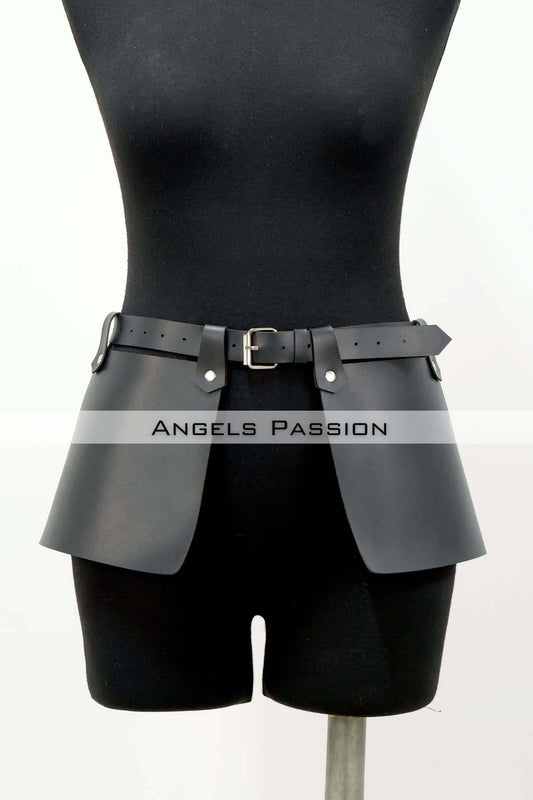 Stylish Waist Over Leather Skirt Belt, Leather Thick Belt