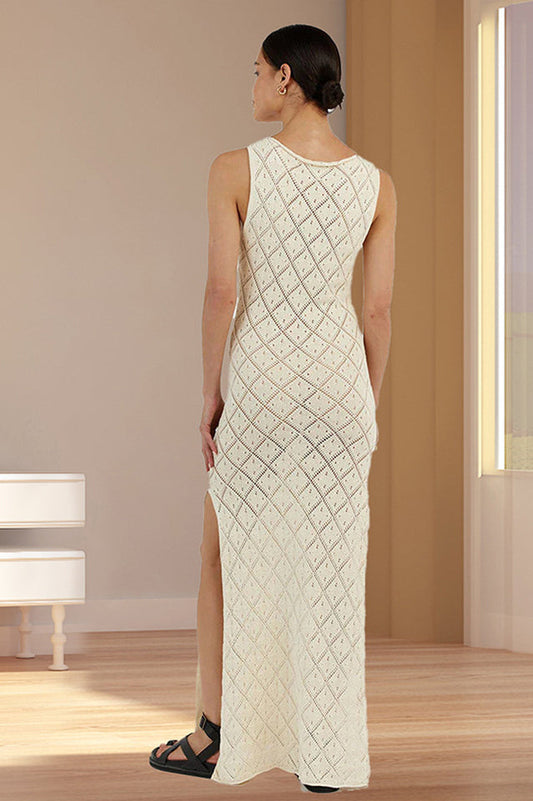 Crochet Hollow Knitted Dress