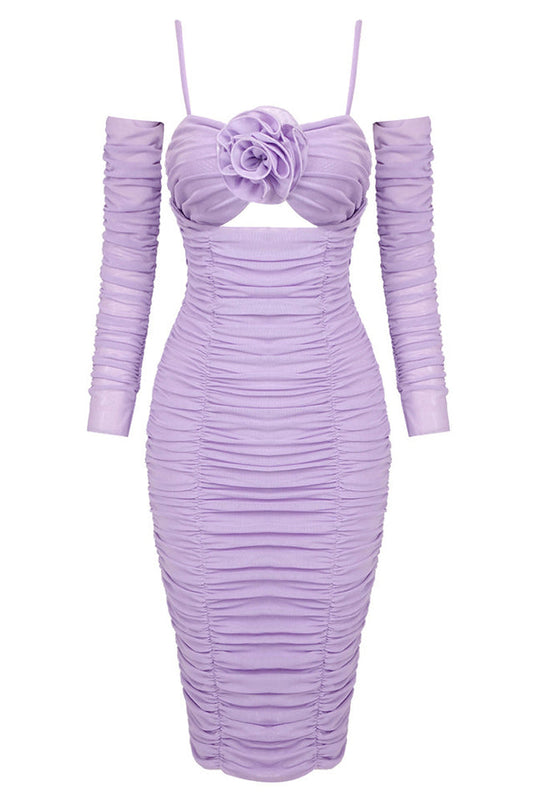 Flower Bloom Midi Dress