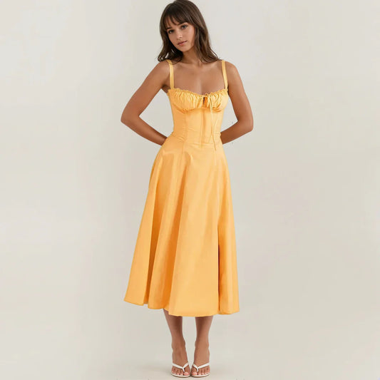 Marseille Sunset Corset Dress