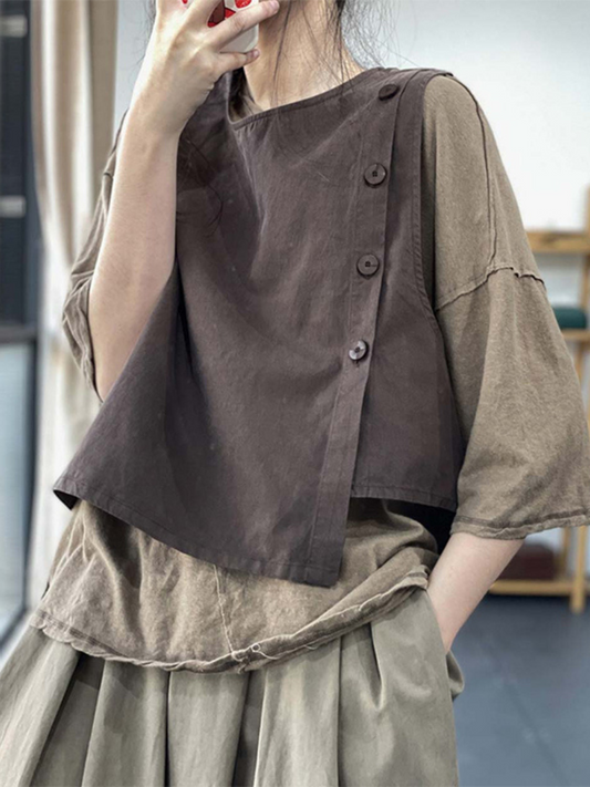 Love is Here Elegant Round Neck loose Top