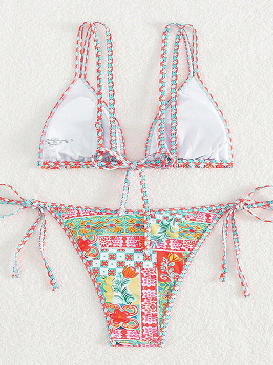 Minimalist Bikini – Halter Luxe – Sunset Muse