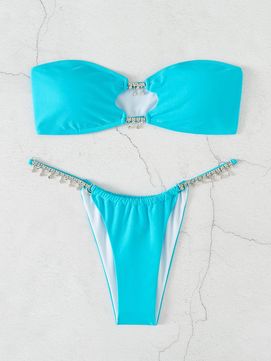 Sculpted Swimsuit – Ocean Escape – Aqua Luxe