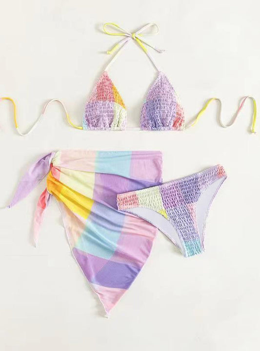 Glam Strappy Swimsuit – Golden Hour – Sunset Muse