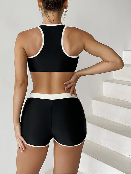 Luxe Swimsuit – Midnight Swim – Sunset Muse