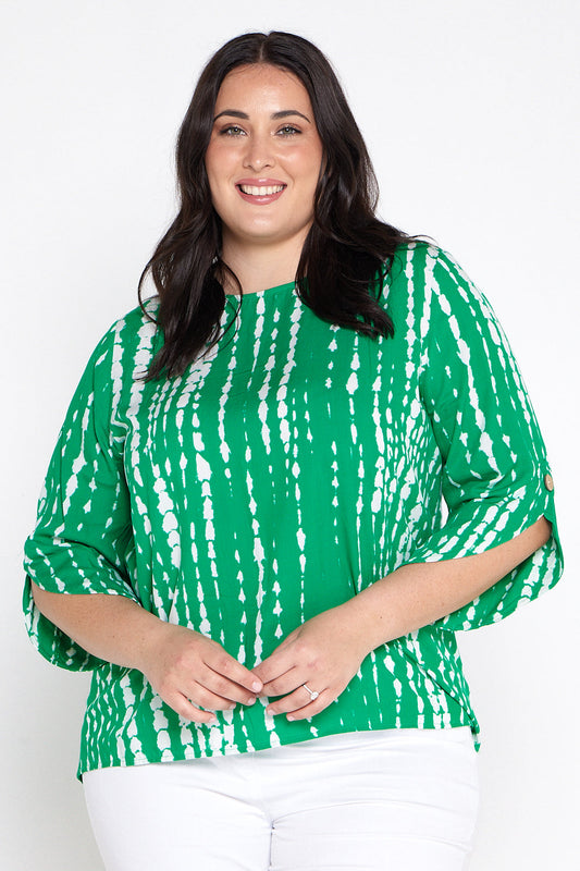 Raven Top - Emerald Ripple