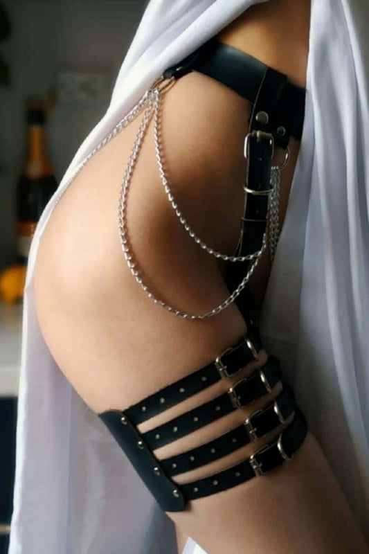 Chained Leg Belt Harness