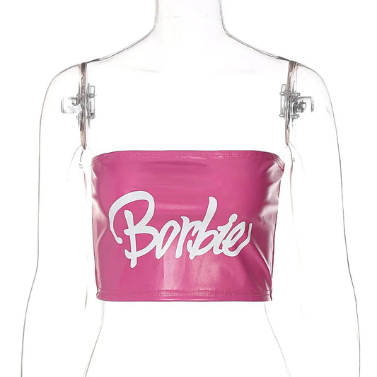 In A Doll World Bandeau Crop Top