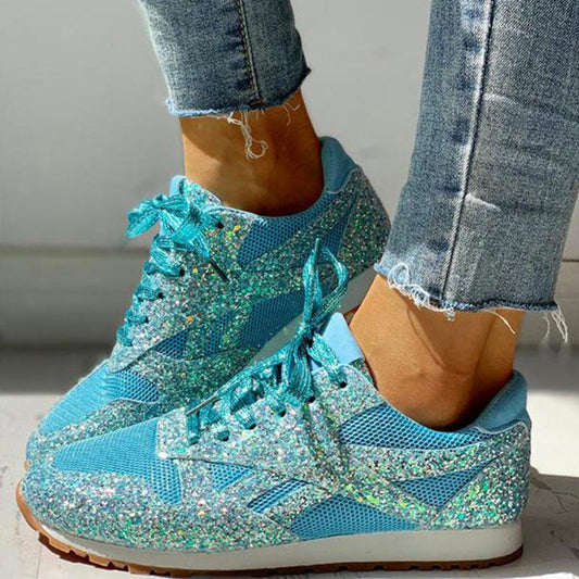 Glittering Night Low Top Sneakers