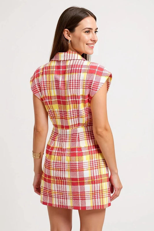 Preppy Plaid Dress