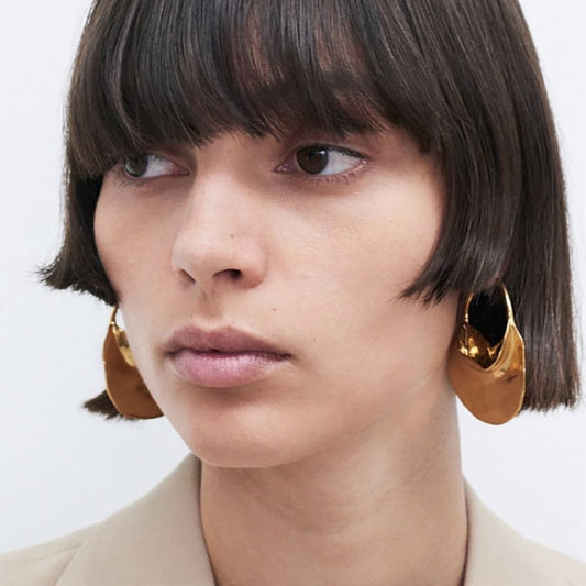 Who Cares Large Hoop Earrings