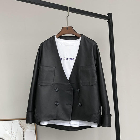 Needed Me Faux Leather Polished Jacket