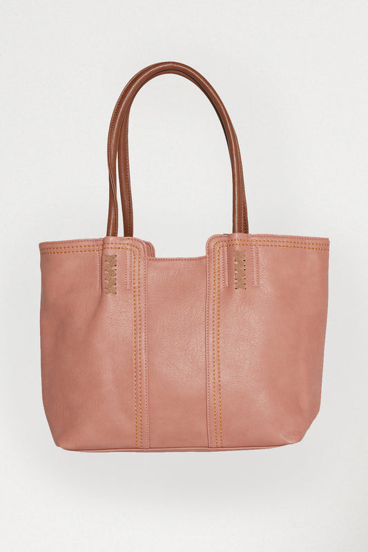 Odina Tote Bag & Clutch - Pink