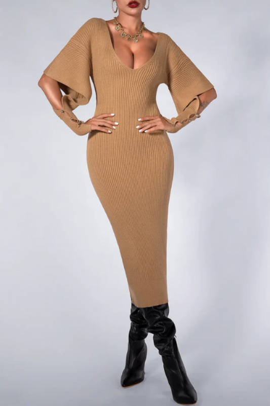 Carisah Knit Sweater Dress