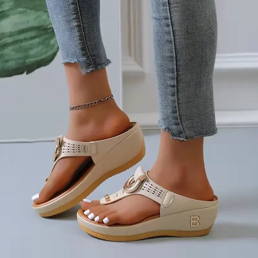 Pull Me Close Wedges Sandals