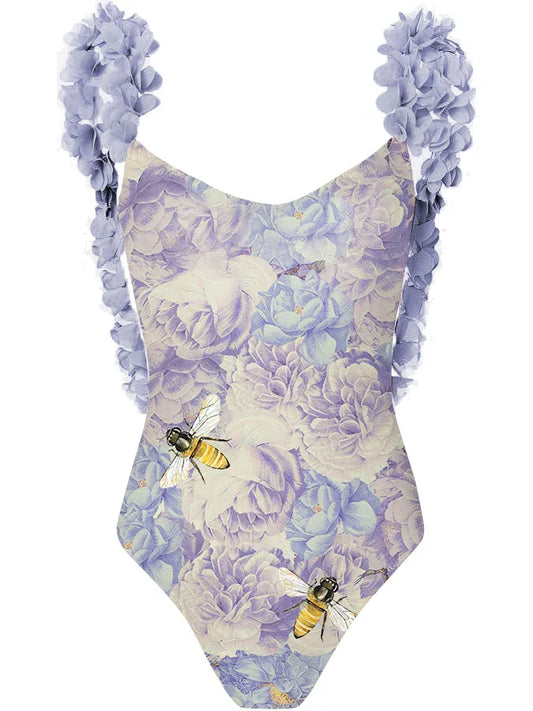 Sculpted High-Waist Bikini – Halter Luxe – Azure Tide