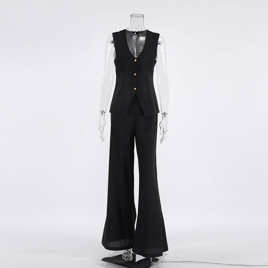 Caught By Nobody Pants Set