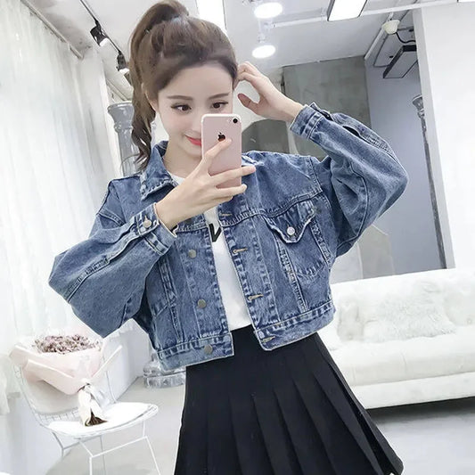 Blissful Blue Denim Polished Jacket