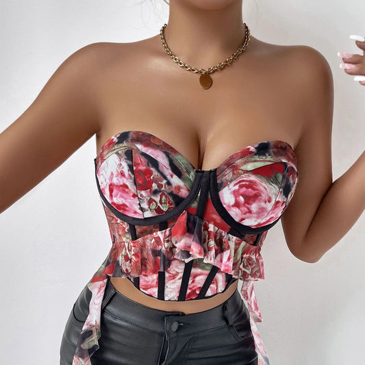 Elegance Like Frost Bustier