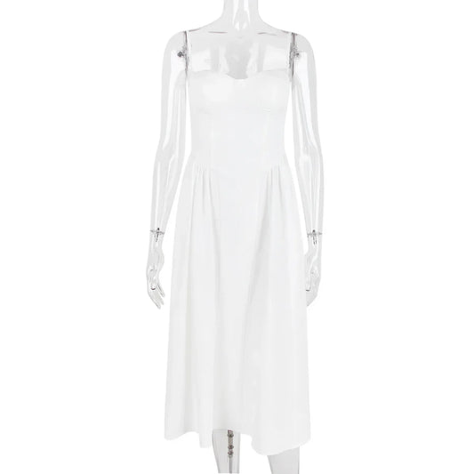 Featherlight Steps Midi Dress