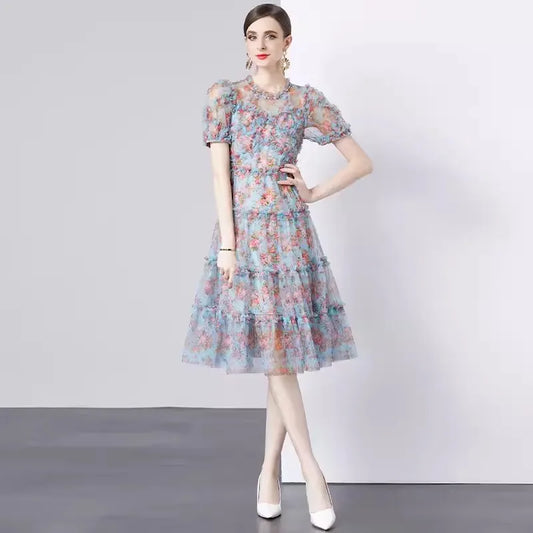 Funky Fairy Tale Midi Dress