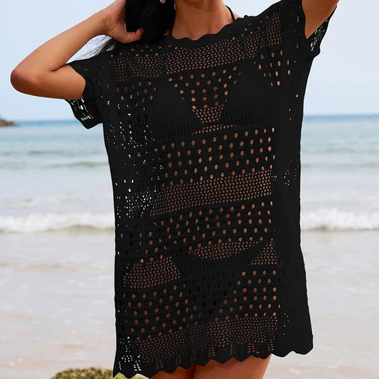 Lace Collar Breezy Kaftan