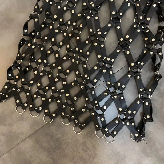 Straight Up With Honesty Leather Skirt