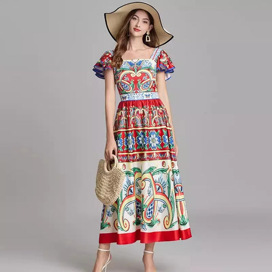 Crucial Evidence Midi Dress