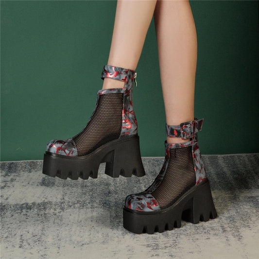 A Heaviness In My Head Ankle Boots