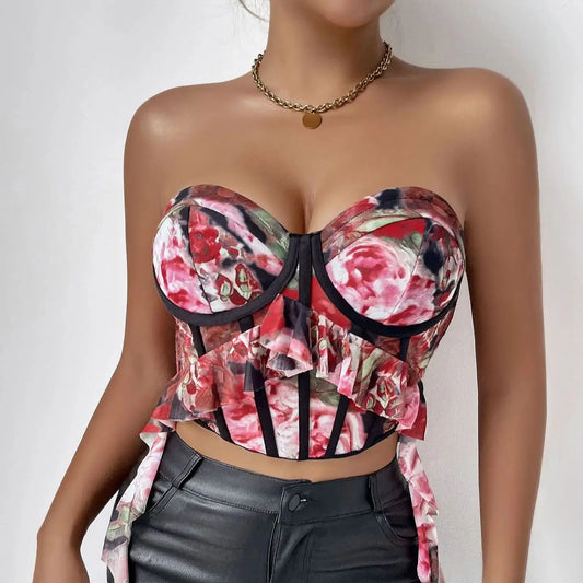 Elegance Like Frost Bustier