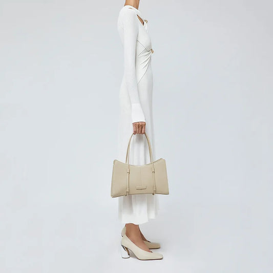 White Long Sleeve Maxi Dress