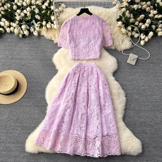 Nebula Embrace Skirt Set