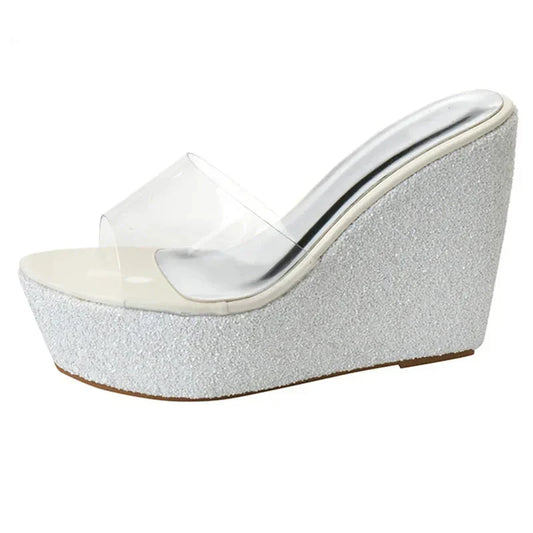 Dew-Kissed Wedges Sandals