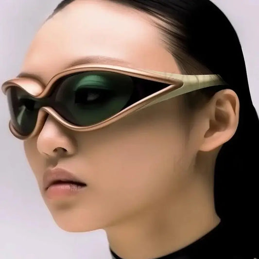 We Felt The Rush Oval Sunglasses