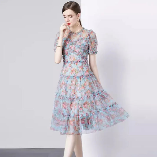 Funky Fairy Tale Midi Dress
